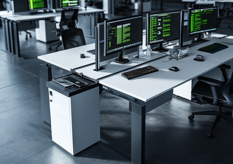 Stalowe stelaże do biurek regulowanych poprawiają ergonomię; zakres 650–1250 mm, łokcie 90–110°, stabilna rama ogranicza drgania przy pisaniu.