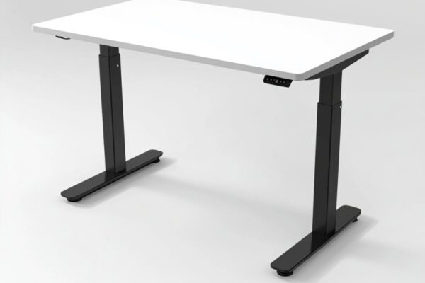 Stalowe nogi do biurka do minimalistycznych wnętrz: profile 50×25 lub 60×30 mm, ścianka 1,5–2,0 mm, nośność 70–100 kg, stopki 10–15 mm.