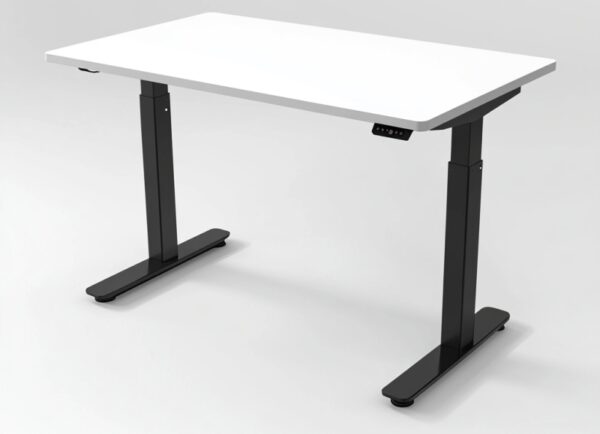 Stalowe nogi do biurka do minimalistycznych wnętrz: profile 50×25 lub 60×30 mm, ścianka 1,5–2,0 mm, nośność 70–100 kg, stopki 10–15 mm.